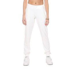Spodnie dresowe z sznurek regulacyjny na co dzień. Białe spodnie dresowe LEONE 1947 APPAREL, bez wzorów, z dresówki, sportowe. W wyprzedaży za 164.19 zł.