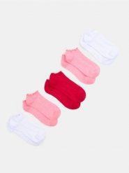 Strukturalne stopki 5 pack - wielobarwny. Skarpetki Sinsay, bez wzorów. Za 12.99 zł.