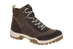Buty trekkingowe za kostkę damskie Ecco Xpedition III. Brązowe buty trekkingowe ECCO, z gumy, za kostkę, bez zapięcia. Za 572.00 zł.