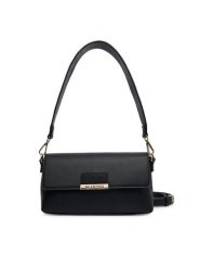 Valentino Torebka Dione Re VBS9U809 Czarny. Czarne listonoszki Valentino, bez wzorów, ze skóry, bez dodatków. Za 549.99 zł.