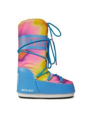 Moon Boot Śniegowce Tie Dye 14028400001 S Niebieski. Niebieskie śniegowce Moon Boot, bez wzorów, z syntetyku, bez zapięcia. Za 949.99 zł.