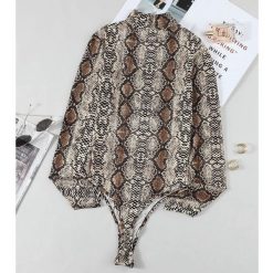 Body z długim rękawem w zwierzęcy wzór Innocenzia. Body i gorsety Intica, bez wzorów, z tkaniny, bez ramiączek. Za 99.00 zł.