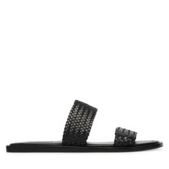 Klapki Gant. Czarne klapki Gant, bez wzorów, bez obcasa, bez zapięcia. Za 589.99 zł.