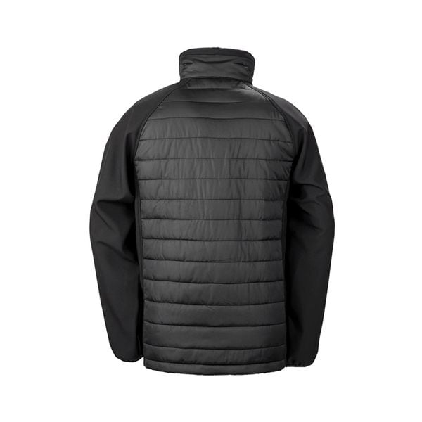 Kurtka softshell z recyklingu Result black compass. Czarne kurtki RESULT, l, bez wzorów, z poliesteru, bez kaptura. Za 191.00 zł.