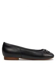 Clarks Baleriny Fawna Lily 26176629 Czarny. Czarne baleriny Clarks, bez wzorów, ze skóry, bez obcasa, bez zapięcia. Za 239.99 zł.