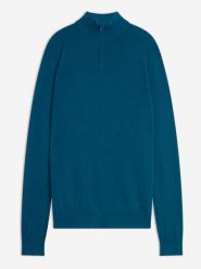 Just Cashmere Kaszmirowy sweter "Bradley" w kolorze niebieskim rozmiar: L. Niebieskie swetry Just Cashmere, l, bez wzorów, z kaszmiru, bez ramiączek. Za 413.99 zł.