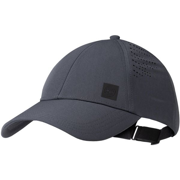 Czapka z daszkiem Summit Cap Ash UPF50. Szare czapki z daszkiem Buff, bez wzorów, z materiału, sportowe. Za 121.99 zł.