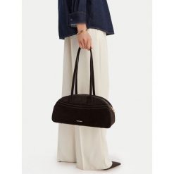 Torebka GINO ROSSI. Brązowe torebki klasyczne Gino Rossi, bez wzorów, klasyczne, bez dodatków. Za 399.99 zł.