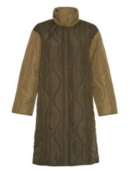 MOSS COPENHAGEN Kurtka przejściowa w kolorze khaki rozmiar: M/L. Brązowe kurtki Moss Copenhagen, l, bez wzorów, bez kaptura. Za 164.14 zł.