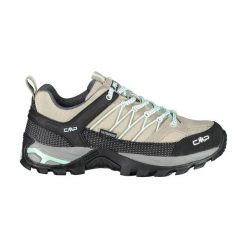 Damskie Niskie buty trekkingowe CMP Rigel waterprof. Brązowe trekkingi CMP, bez wzorów, z materiału, bez zapięcia, trekkingowe. Za 489.99 zł.