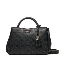 Torebka Guess. Czarne torebki klasyczne Guess, z aplikacjami, klasyczne, bez dodatków. Za 449.99 zł.