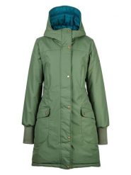 Finside Parka "Sipuli" w kolorze zielonym rozmiar: 34. Zielone płaszcze finside, s, bez wzorów, z poliamidu, bez kaptura. Za 638.42 zł.