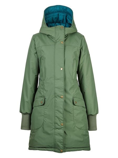 Finside Parka "Sipuli" w kolorze zielonym rozmiar: 34. Zielone płaszcze finside, s, bez wzorów, z poliamidu, bez kaptura. Za 638.42 zł.