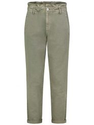 Sublevel Dżinsy - Tapered fit - w kolorze zielonym rozmiar: XS. Zielone jeansy Sublevel, xs, bez wzorów, z bawełny, z podwyższonym stanem. Za 114.71 zł.