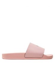 Off-White Klapki OWIC002F22MAT0013000 Różowy. Czerwone klapki OFF-WHITE, bez wzorów, z tworzywa sztucznego, bez obcasa, bez zapięcia. Za 659.99 zł.