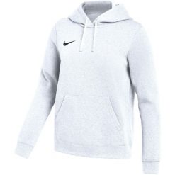 Bluza damska Nike Park 26 Fleece Hoodie. Białe bluzy Nike, bez wzorów, z bawełny, sportowe, bez ramiączek, bez kaptura. Za 186.99 zł.