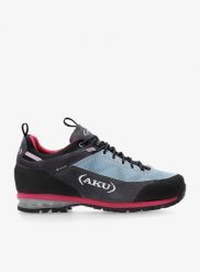 Buty trekkingowe damskie AKU Link GTX. Niebieskie trekkingi Aku, bez wzorów, z gore-texu, przed kostkę, bez zapięcia, trekkingowe, gore-tex. Za 775.49 zł.