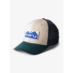 Czapka z daszkiem Kavu Low Tide - treeline mix. Brązowe czapki z daszkiem KAVU, bez wzorów. Za 151.99 zł.