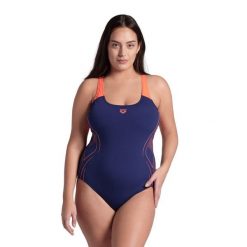 Damski strój kąpielowy jednoczęściowy kostium basen Arena Reflecting. Czarne stroje jednoczęściowe Arena, bez wzorów, sportowe. Za 169.99 zł.