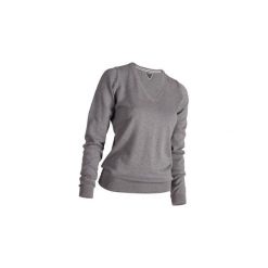 Sweter do golfa damski. Szare swetry INESIS, m, bez wzorów, z bawełny, bez ramiączek. W wyprzedaży za 39.99 zł.