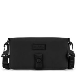 Portfel Hunter. Czarne portfele Hunter, bez wzorów. Za 89.99 zł.