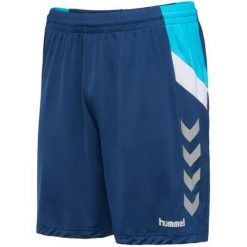 Hummel Move Tech Spodenki Dziecięce Niebieskie 116 – Oddychające. Niebieskie szorty Hummel, bez wzorów. Za 160.99 zł.