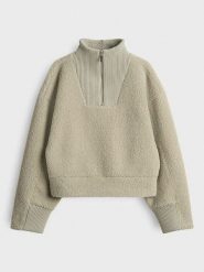 OPUS Bluza pluszowa w kolorze miętowym rozmiar: 38. Zielone bluzy Opus, bez wzorów, bez kaptura. Za 165.99 zł.