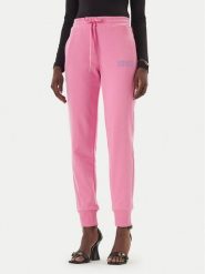 Versace Jeans Couture Spodnie dresowe 80HAAT01 CF01T Różowy Regular Fit. Czerwone spodnie sportowe Versace Jeans Couture, bez wzorów, z bawełny. Za 899.99 zł.