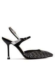 Liu Jo Szpilki Demi 13 SA6009 TX527 Czarny. Czarne szpilki Liu Jo, bez wzorów, z materiału, bez obcasa, na szpilce, bez zapięcia. Za 769.99 zł.