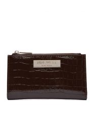 Nine West Portfel CEO-NW-W1-004-AW26 Brązowy ciemny. Brązowe portfele Nine West, bez wzorów, ze skóry. Za 79.99 zł.