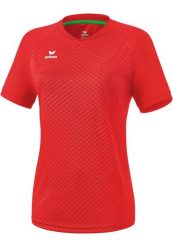 Damska koszulka Madryt Erima czerwona. Czerwone t-shirty sportowe Erima, s, bez wzorów, z materiału, bez ramiączek, do piłki nożnej. Za 227.99 zł.