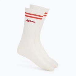 Skarpety damskie JOYINME Statement. Czerwone skarpetki Joy in me, bez wzorów, z bawełny. Za 52.99 zł.