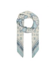 Guess Chusta AW5496 VIS03 Błękitny. Niebieskie chusty Guess, z aplikacjami, z wiskozy. Za 249.99 zł.