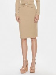 Guess Spódnica mini W4RD81 KAQL2 Beżowy Bodycon Fit. Brązowe spódnice Guess, xs, z aplikacjami, mini, bodycon. Za 219.99 zł.