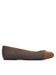 MICHAEL Michael Kors Baleriny Mandy Flat 40F5MAFP1L Brązowy. Brązowe baleriny MICHAEL Michael Kors, bez wzorów, ze skóry, bez obcasa, bez zapięcia. Za 419.99 zł.