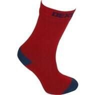 Skarpety do łydek Dexshell crew. Czerwone skarpetki DEXSHELL, bez wzorów. Za 185.00 zł.