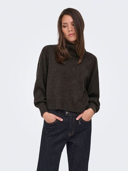 ONLY Sweter w kolorze antracytowym rozmiar: M. Czarne swetry ONLY, m, bez wzorów, bez ramiączek. Za 85.45 zł.