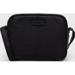 Roxy torebka kolor czarny. Czarne listonoszki Roxy, bez wzorów, bez dodatków. Za 149.99 zł.