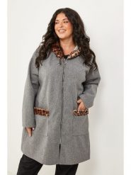 Curvy Lady Płaszcz przejściowy w kolorze szarym rozmiar: 40/42. Szare płaszcze Curvy Lady, bez wzorów, klasyczne, bez kaptura. Za 108.99 zł.
