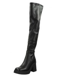 Steve Madden Kozaki w kolorze czarnym rozmiar: 41. Czarne kozaki Steve Madden, na zimę, bez wzorów, bez obcasa, bez zapięcia. Za 312.58 zł.