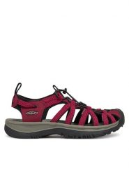Keen Sandały Whisper 1030554 Różowy. Czerwone sandały Keen, bez wzorów, z materiału, sportowe, bez obcasa, bez zapięcia. Za 339.99 zł.