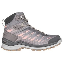 Buty trekkingowe damskie Lowa Ferrox Mid Gtx. Szare buty trekkingowe Lowa, z materiału, za kostkę, bez zapięcia. Za 947.00 zł.