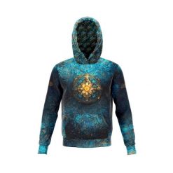 Bluza kangurka sportowa z kapturem unisex wygodna ART MANDALA. Niebieskie bluzy z kapturem JUST HERO, l, bez wzorów, z dzianiny, z kapturem, na fitness i siłownię. Za 179.00 zł.