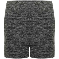 Bezszwowe Spodenki Damskie. Szare szorty TOMBO, bez wzorów, sportowe. Za 76.99 zł.