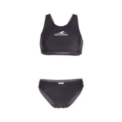 Strój kąpielowy damski Aquafeel Bikini Racerback. Czarne bikini AQUAFEEL, bez wzorów. Za 161.05 zł.