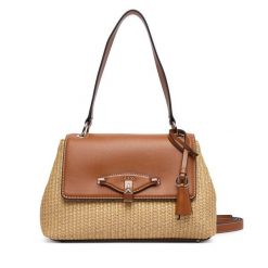 Torebka Guess. Brązowe torebki klasyczne Guess, z aplikacjami, klasyczne, bez dodatków. Za 584.99 zł.