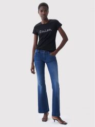 Salsa T-Shirt 124326 Czarny Regular Fit. Czarne t-shirty Salsa, xl, bez wzorów, z bawełny, bez kołnierzyka, bez ramiączek. Za 159.99 zł.
