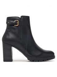 Pikolinos Botki Connelly W7M-8730 Czarny. Czarne botki Pikolinos, bez wzorów, ze skóry, bez obcasa, na słupku, bez zapięcia. Za 799.99 zł.