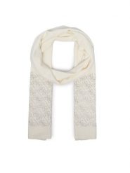 Guess Szalik W5BZ21 Z2NQ2 Kremowy. Białe szaliki i kominy Guess, z aplikacjami, z wiskozy. Za 294.99 zł.