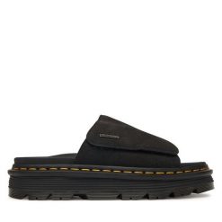Klapki Dr. Martens. Czarne klapki Dr Martens, bez wzorów, bez obcasa, bez zapięcia. Za 679.99 zł.